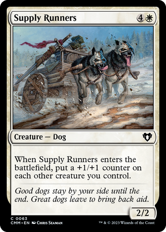 Magic | Supply Runners [Commander Masters] | The Nerd Merchant