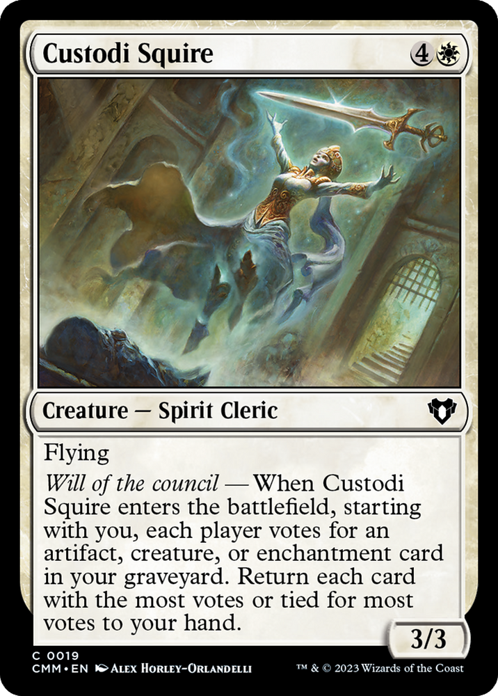 Magic | Custodi Squire [Commander Masters] | The Nerd Merchant