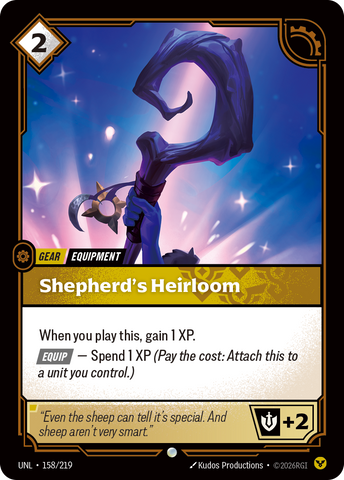 Shepherd's Heirloom - Unleashed (158/219)