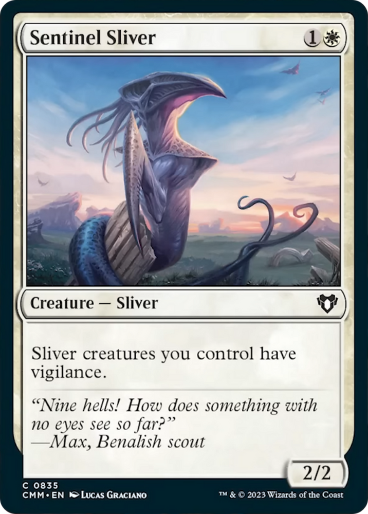 Magic | Sentinel Sliver [Commander Masters] | The Nerd Merchant