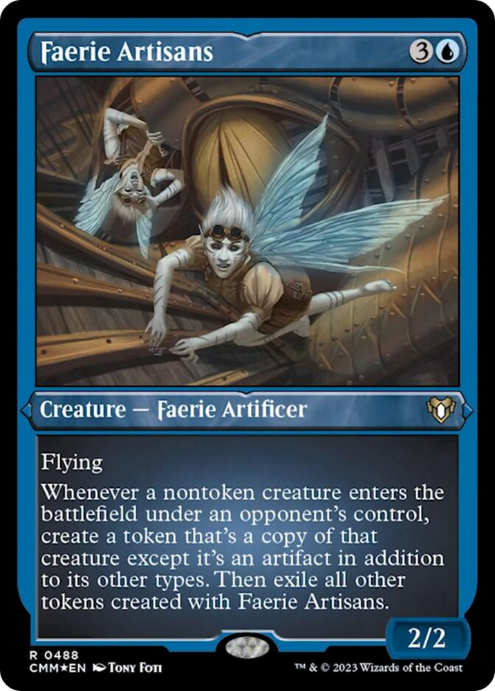 Magic | Faerie Artisans (Foil Etched) [Commander Masters] | The Nerd Merchant