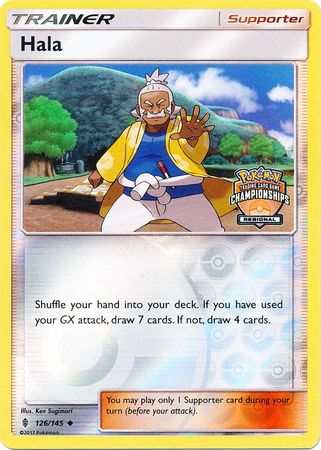 Pokemon | Hala (126/145) (Regional Championship Promo) [Sun & Moon: Guardians Rising] | The Nerd Merchant