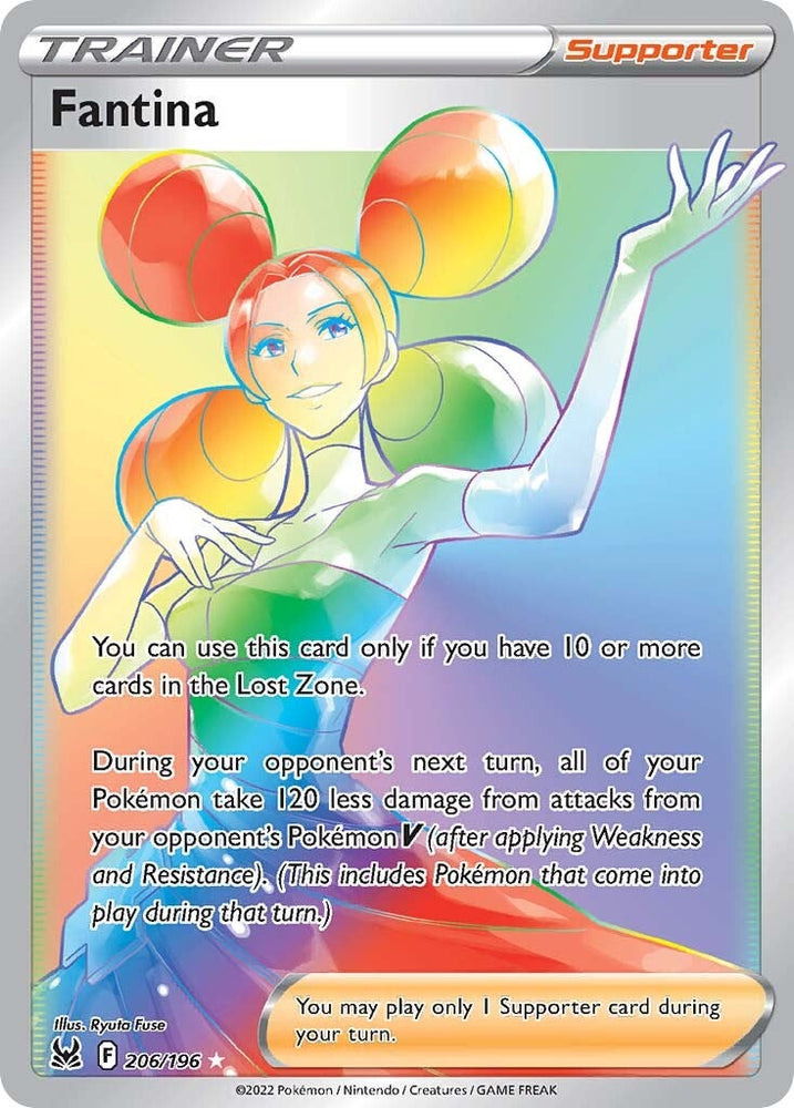 Pokemon | Fantina (206/196) [Sword & Shield: Lost Origin] | The Nerd Merchant