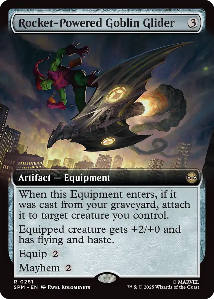 Magic | Rocket-Powered Goblin Glider (Extended Art) [Marvel's Spider-Man] | The Nerd Merchant