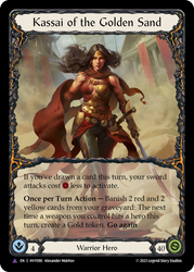 Flesh and Blood TCG | Kassai of the Golden Sand (Marvel) [HVY090] (Heavy Hitters)  Cold Foil | The Nerd Merchant