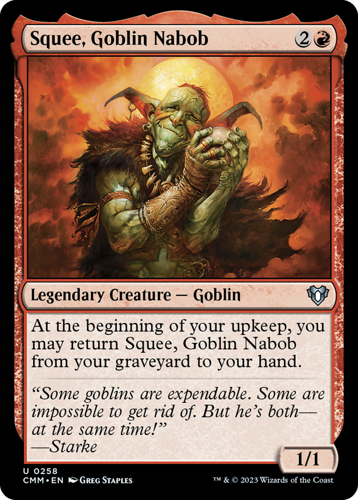 Magic | Squee, Goblin Nabob [Commander Masters] | The Nerd Merchant