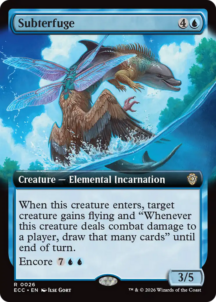 Magic | Subterfuge (Extended Art) [Lorwyn Eclipsed Commander] | The Nerd Merchant