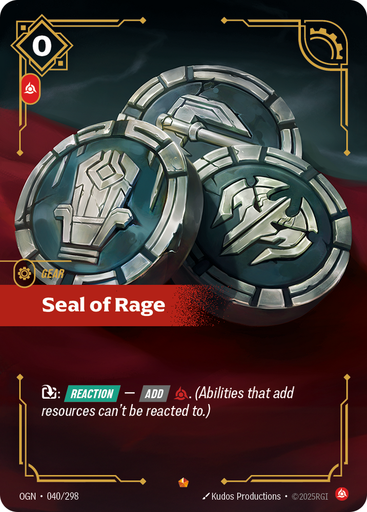 Seal of Rage (Foil) - Origins #40