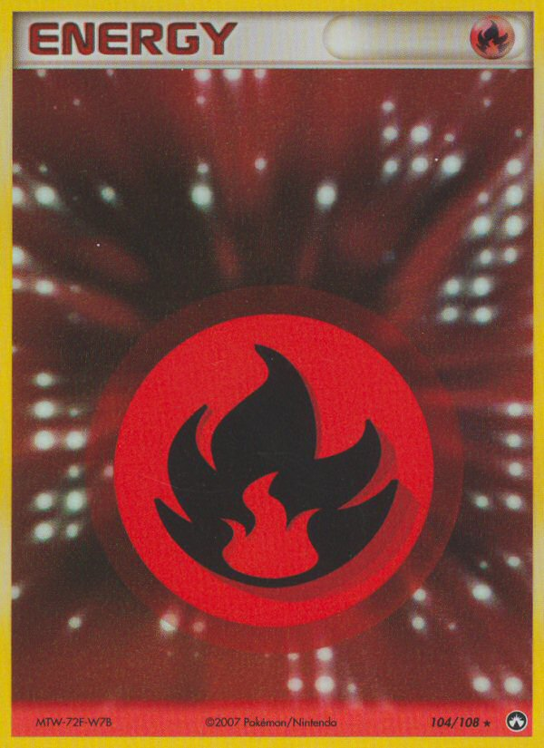 Pokemon | Fire Energy (104/108) [EX: Power Keepers] | The Nerd Merchant