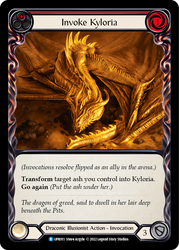 Flesh and Blood TCG | Invoke Kyloria // Kyloria [UPR011] (Uprising) | The Nerd Merchant