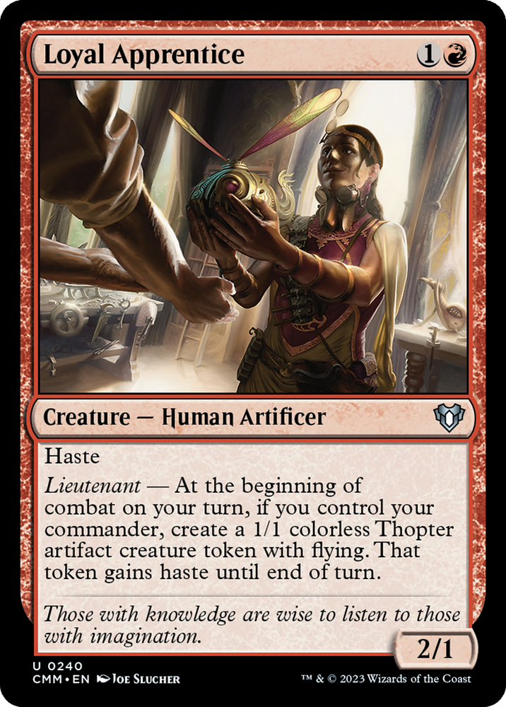 Magic | Loyal Apprentice [Commander Masters] | The Nerd Merchant