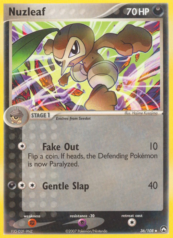 Pokemon | Nuzleaf (36/108) [EX: Power Keepers] | The Nerd Merchant