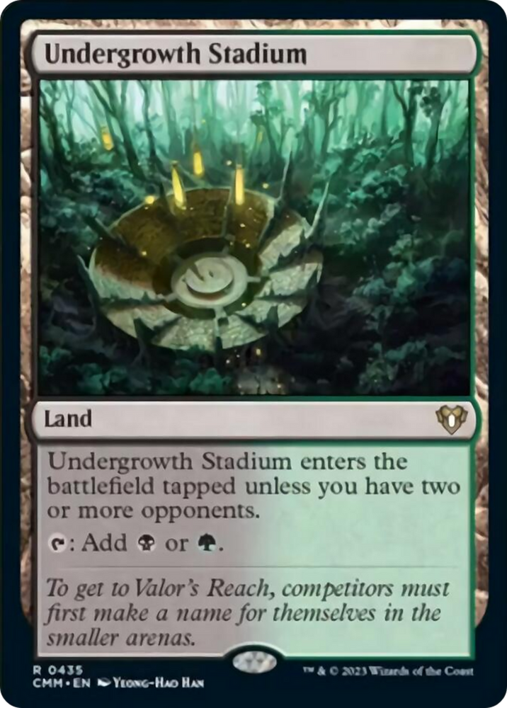 Magic | Undergrowth Stadium [Commander Masters] | The Nerd Merchant