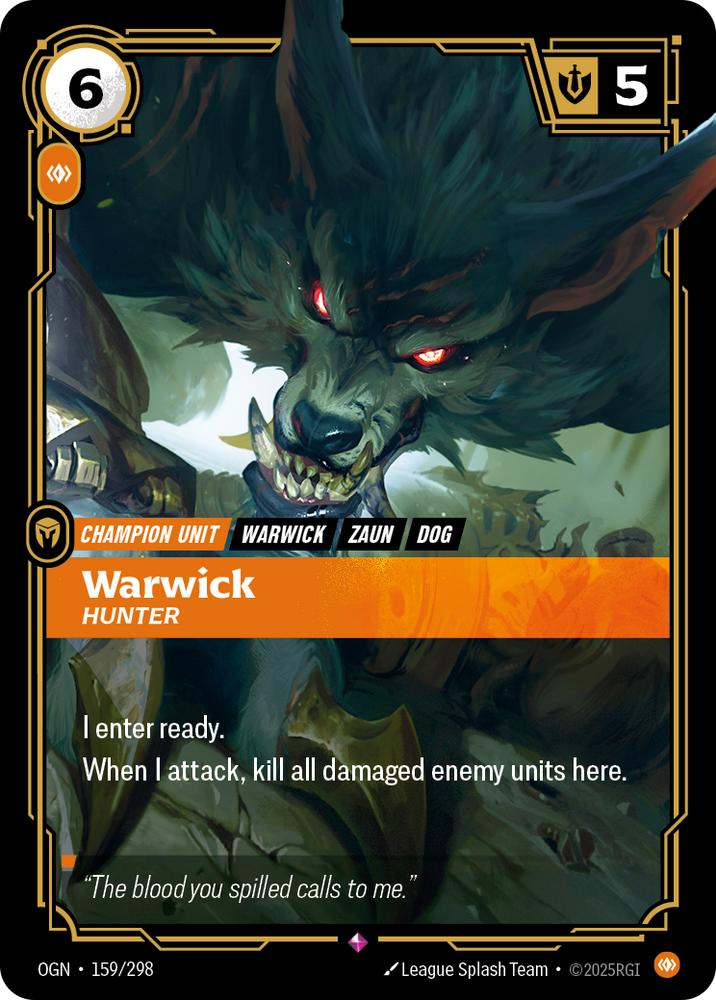 Warwick, Hunter (Foil) - Origins #159