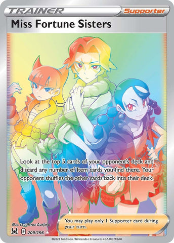 Pokemon | Miss Fortune Sisters (209/196) [Sword & Shield: Lost Origin] | The Nerd Merchant
