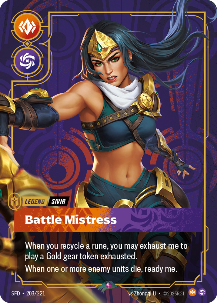 Battle Mistress (Foil) - Spiritforged #203