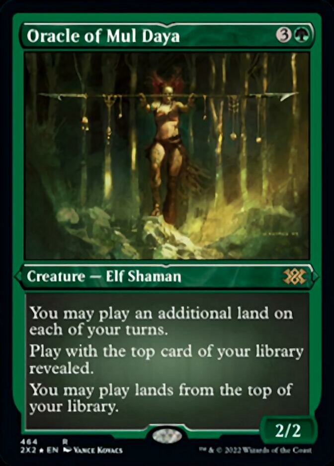 Magic | Oracle of Mul Daya (Foil Etched) [Double Masters 2022] | The Nerd Merchant