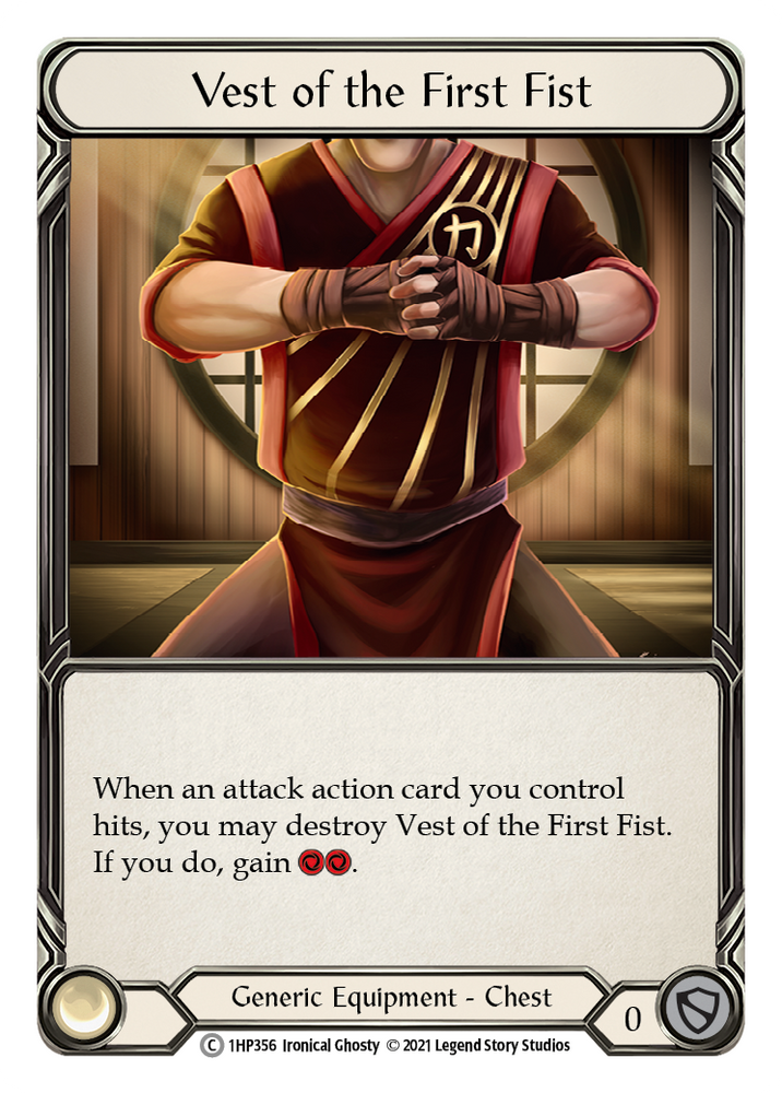 Flesh and Blood TCG | Vest of the First Fist [1HP356] (History Pack 1) | The Nerd Merchant