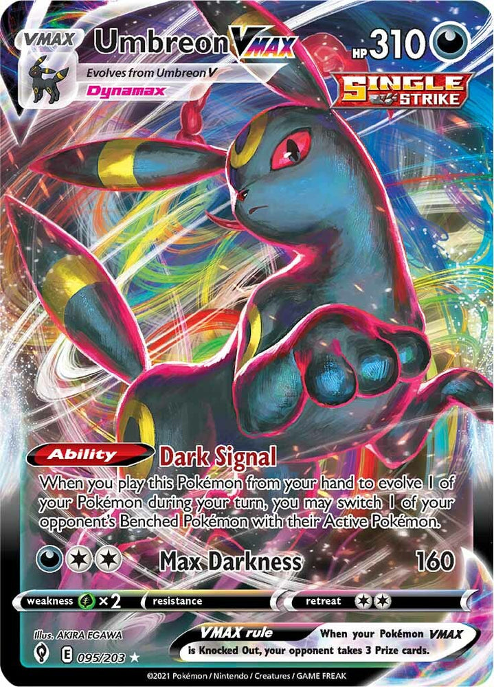 Pokemon | Umbreon VMAX (095/203) [Sword & Shield: Evolving Skies] | The Nerd Merchant