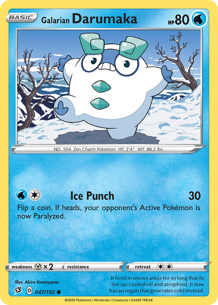 Pokemon | Galarian Darumaka (047/192) [Sword & Shield: Rebel Clash] | The Nerd Merchant