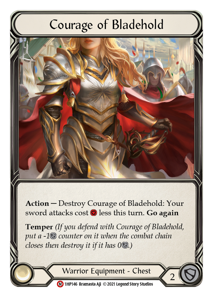 Flesh and Blood TCG | Courage of Bladehold [1HP146] (History Pack 1) | The Nerd Merchant