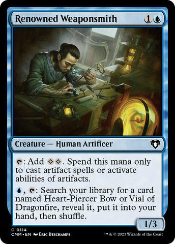 Magic | Renowned Weaponsmith [Commander Masters] | The Nerd Merchant