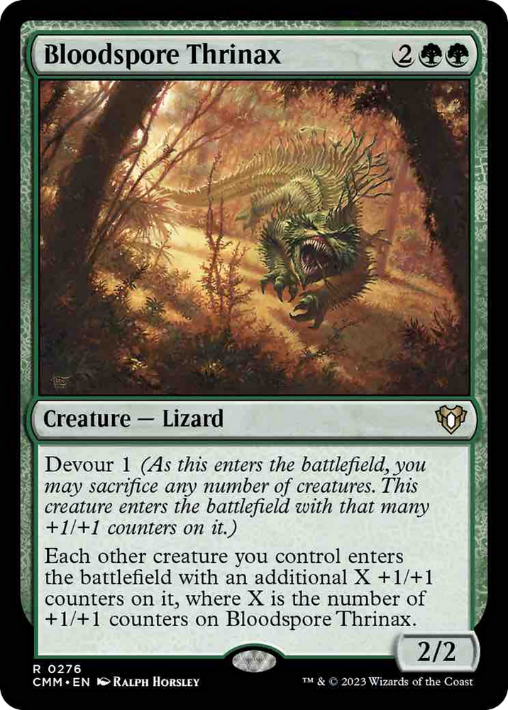 Magic | Bloodspore Thrinax [Commander Masters] | The Nerd Merchant