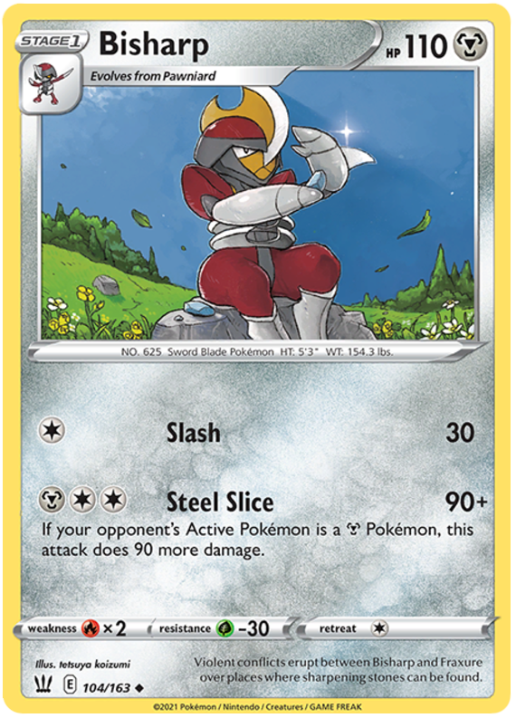 Pokemon | Bisharp (104/163) [Sword & Shield: Battle Styles] | The Nerd Merchant