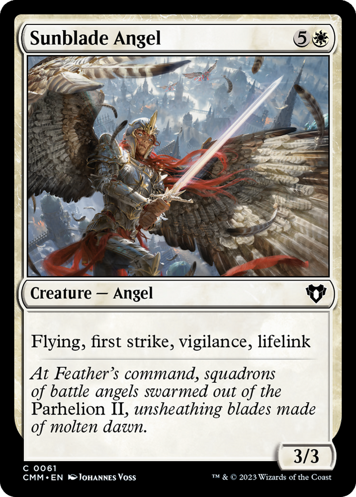 Magic | Sunblade Angel [Commander Masters] | The Nerd Merchant