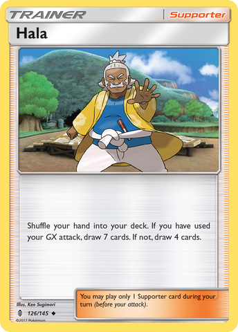 Pokemon | Hala (126/145) [Sun & Moon: Guardians Rising] | The Nerd Merchant