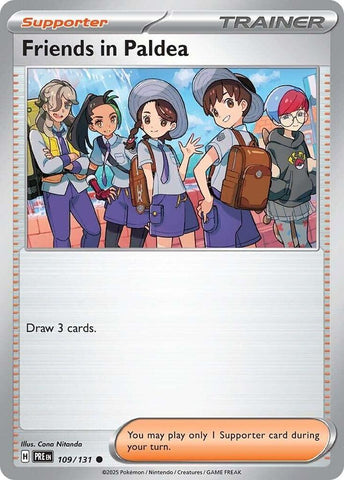 Pokemon | Friends in Paldea (109/131) [Scarlet & Violet: Prismatic Evolutions] | The Nerd Merchant