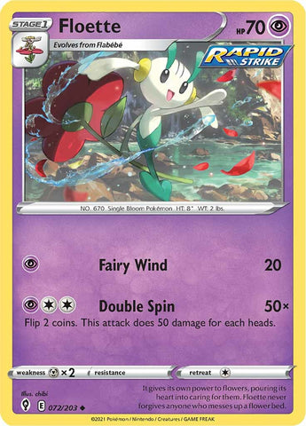 Pokemon | Floette (072/203) [Sword & Shield: Evolving Skies] | The Nerd Merchant