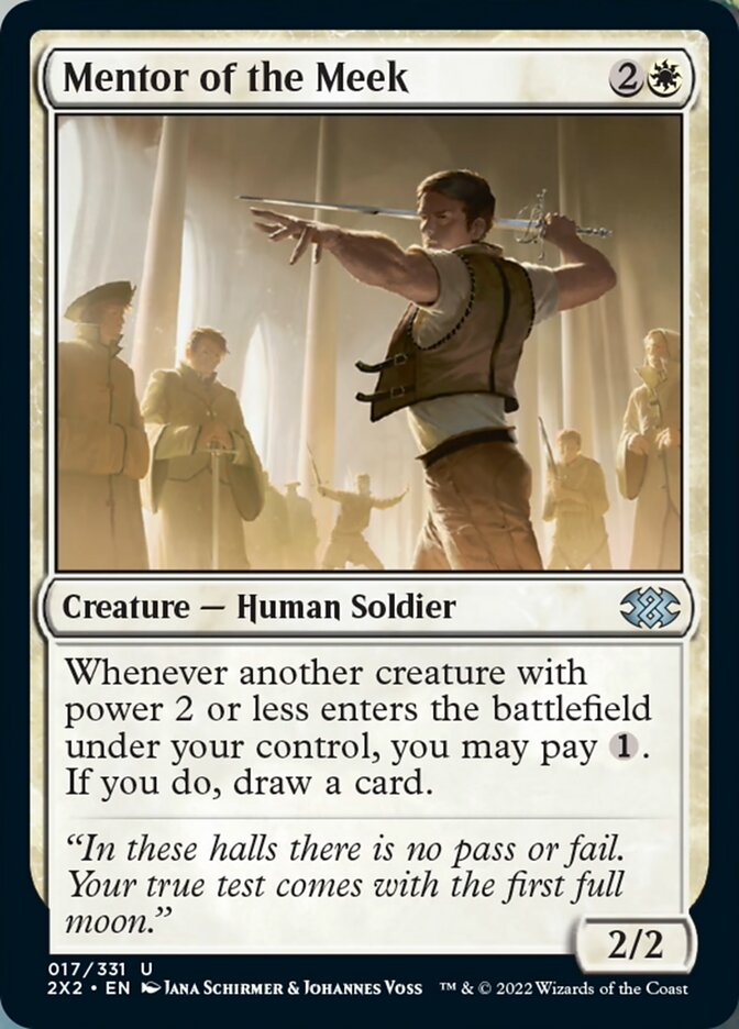 Magic | Mentor of the Meek [Double Masters 2022] | The Nerd Merchant