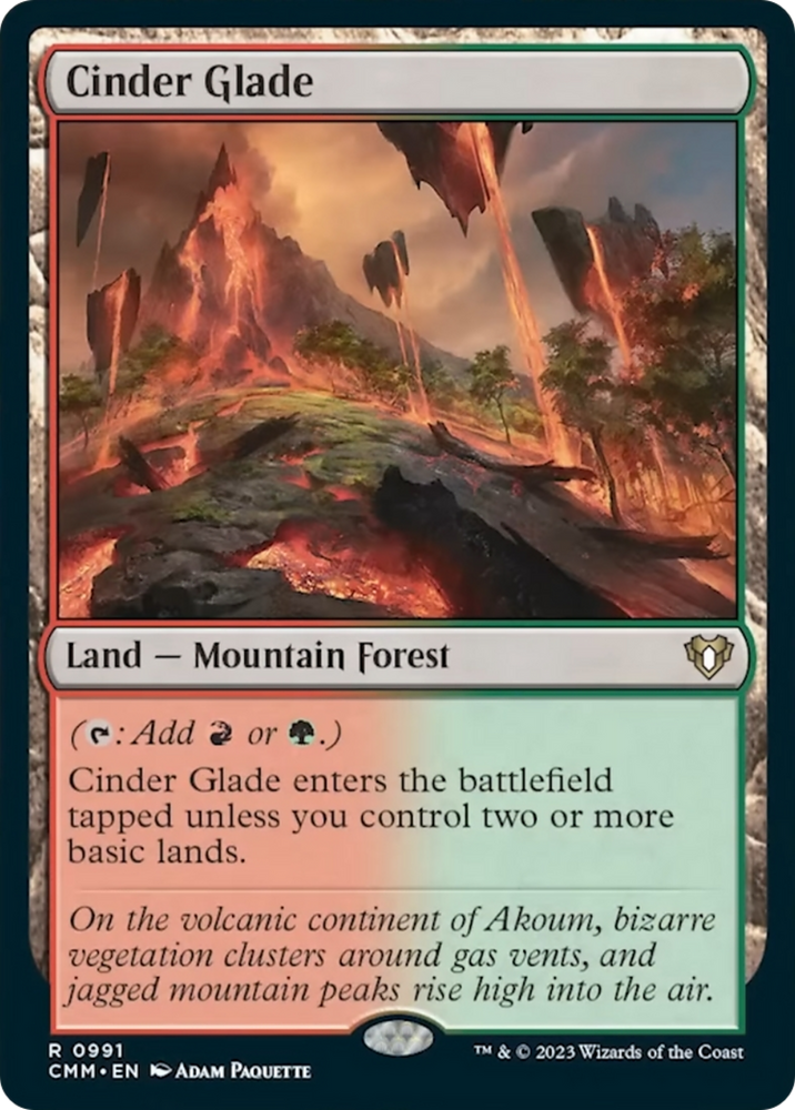 Magic | Cinder Glade [Commander Masters] | The Nerd Merchant