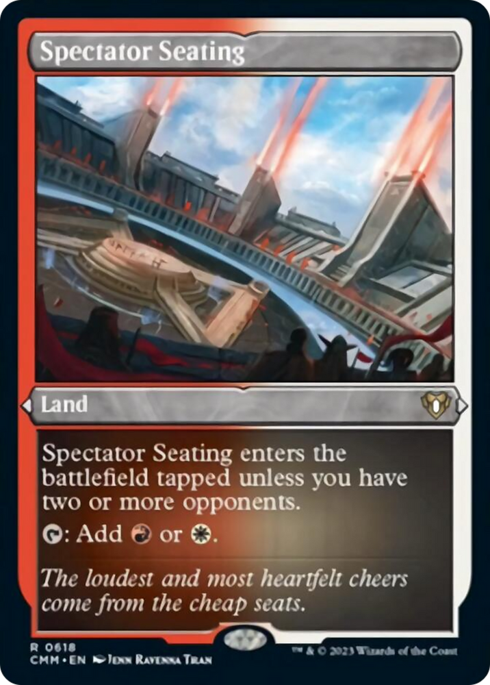 Magic | Spectator Seating (Foil Etched) [Commander Masters] | The Nerd Merchant