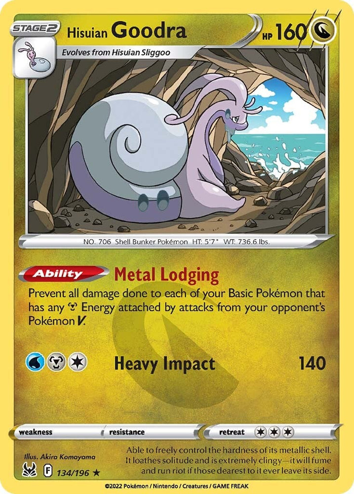 Pokemon | Hisuian Goodra (134/196) [Sword & Shield: Lost Origin] | The Nerd Merchant
