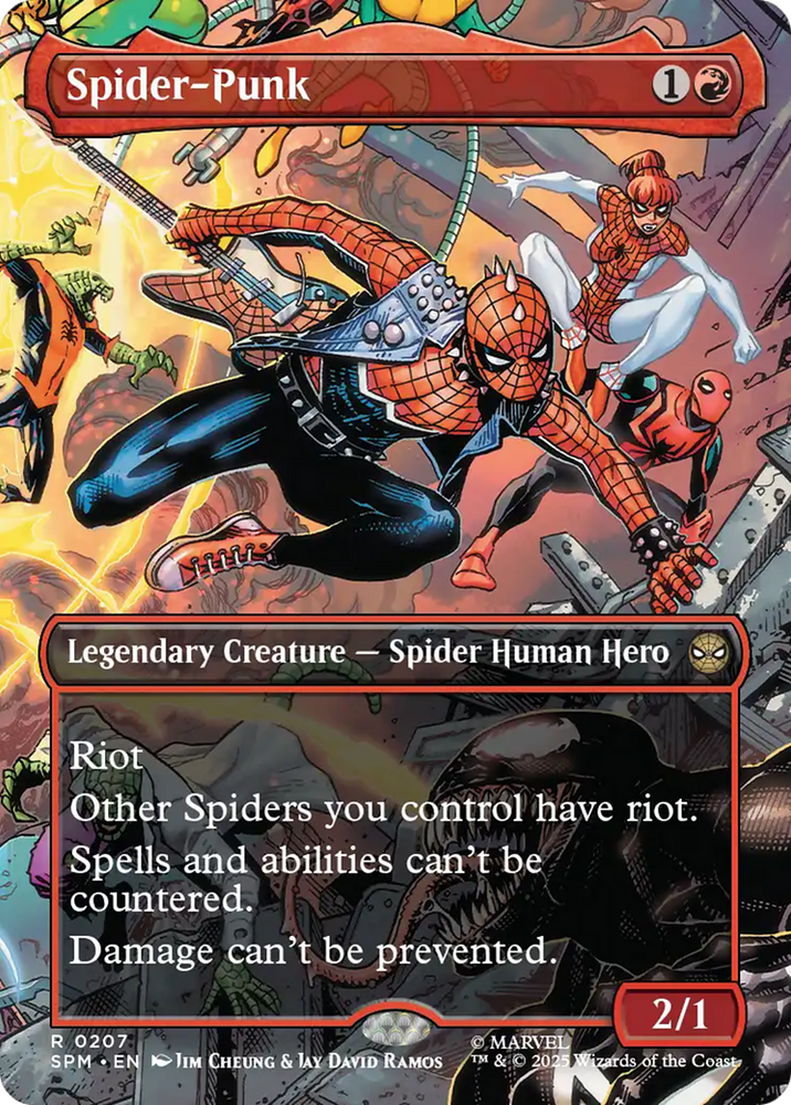 Magic | Spider-Punk (0207) (Borderless) [Marvel's Spider-Man] | The Nerd Merchant
