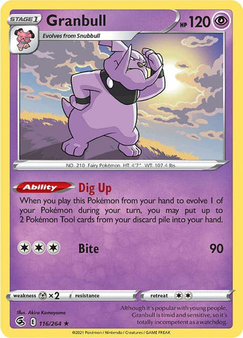 Pokemon | Granbull (116/264) [Sword & Shield: Fusion Strike] | The Nerd Merchant