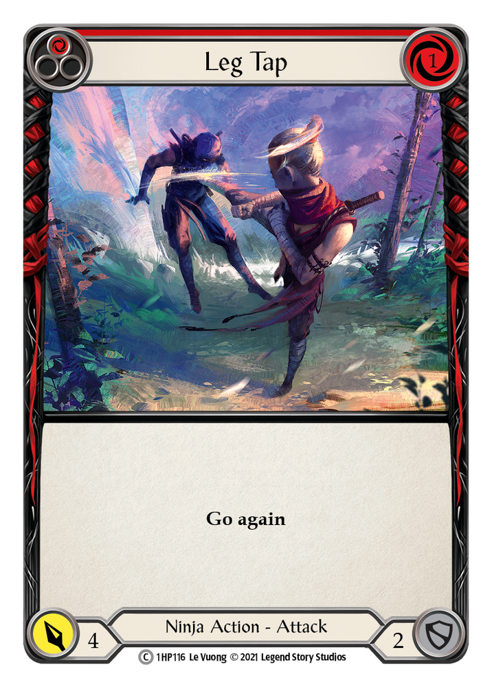 Flesh and Blood TCG | Leg Tap (Red) [1HP116] (History Pack 1) | The Nerd Merchant