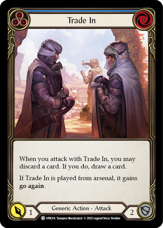 Flesh and Blood TCG | Trade In (Blue) [UPR214] (Uprising) | The Nerd Merchant