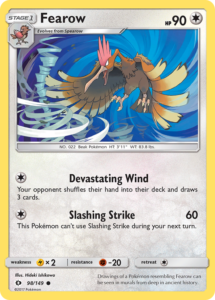 Pokemon | Fearow (98/149) [Sun & Moon: Base Set] | The Nerd Merchant