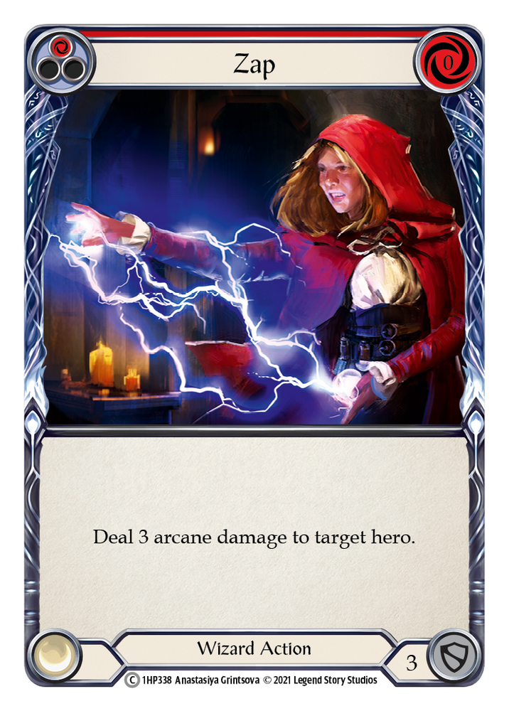 Flesh and Blood TCG | Zap (Red) [1HP338] (History Pack 1) | The Nerd Merchant