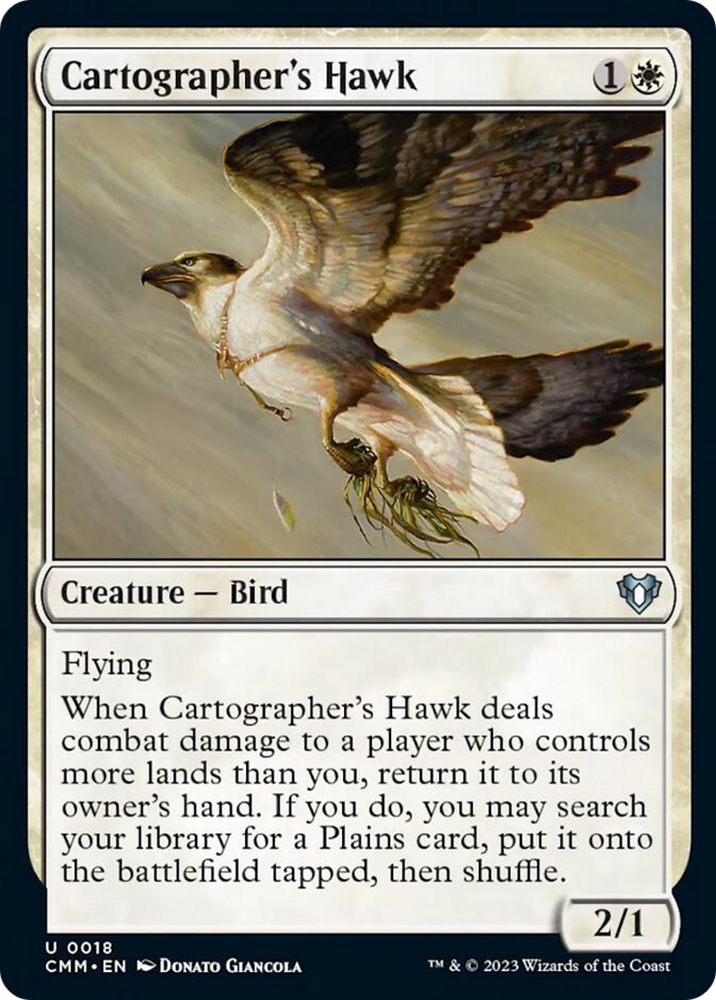 Magic | Cartographer's Hawk [Commander Masters] | The Nerd Merchant