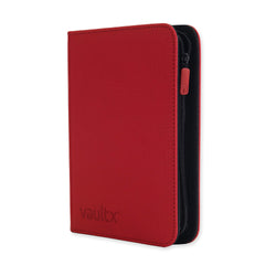 Vault X 4-Pocket Exo-Tec® Zip Binder (Fire Red)