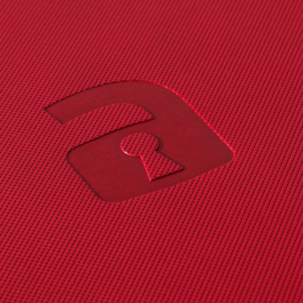 Vault X 4-Pocket Exo-Tec® Zip Binder (Fire Red)