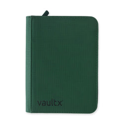 Vault X 4-Pocket Exo-Tec® Zip Binder (Forest Green)