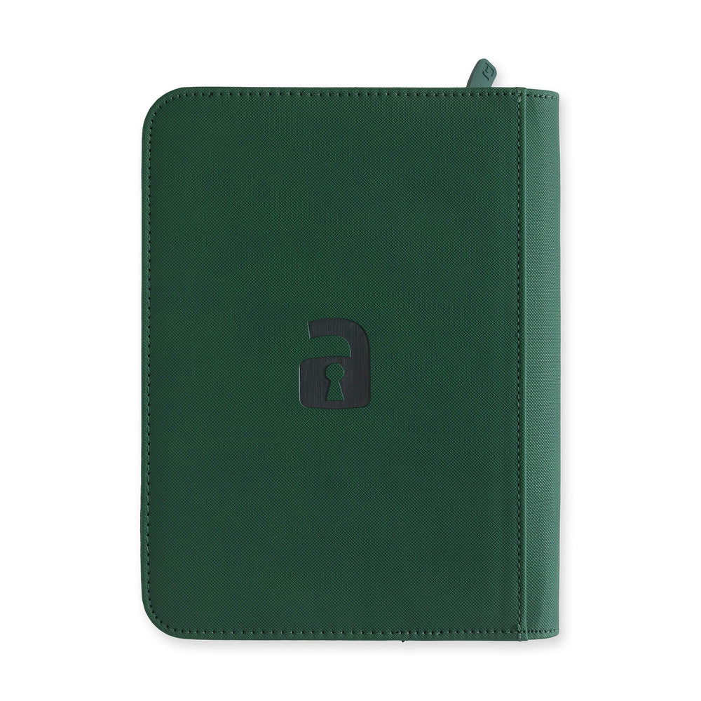 Vault X 4-Pocket Exo-Tec® Zip Binder (Forest Green)