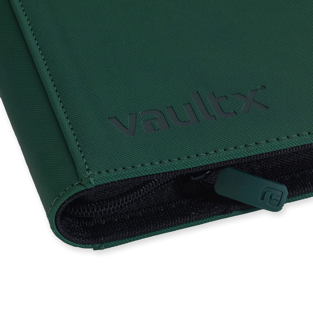 Vault X 4-Pocket Exo-Tec® Zip Binder (Forest Green)