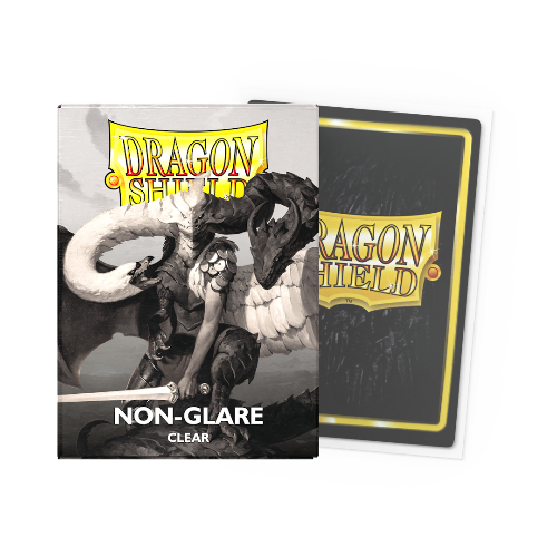 Dragon Shield | 100-Count Box Non-Glare Clear | The Nerd Merchant