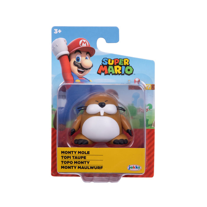 Jakks Pacific | Super Mario 2.5in Figures - Monty Mole | The Nerd Merchant